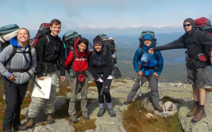 backpacking trip for teens in maine